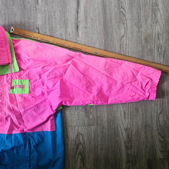 Prince Colorblock Nylon Windbreaker Pullover Jacket – Unisex Large - Picture 5 of 8